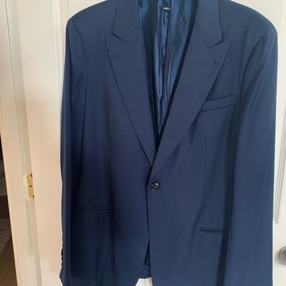 Giorgio Armani Tonal Texture Tuxedo Jacket